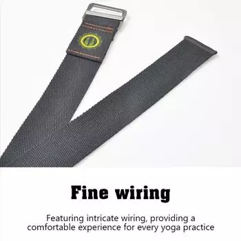 Ремень для йоги Растягивающий ремень Натяжной ремень Воздушный ремень для йоги с канатом Ремень для йоги с открытой спиной и плечами