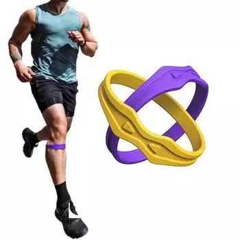 Ремень для коленной чашечки Баскетбольный наколенник Ремень для коленного сустава Веревка для коленного сустава Кольцо Резиновая лента Спортивная наколенница Эластичная фиксированная защита наколенника one size