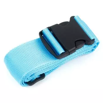 Ремень для крепления багажа к сумке, ремень-коннектор для чемодана, для соединения багажа вместе, упаковочные ремни с пряжкой, 78 дюймов светло-синий