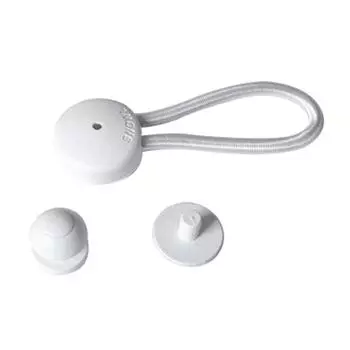 Ремень для мяча в палатке, эластичный пластиковый шнур для мяча, трос для батута белый