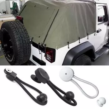 Ремень для мяча в палатке, эластичный пластиковый шнур для мяча, трос для батута чёрный