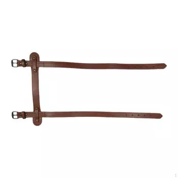 Ремень для переноски одеяла для пикника на открытом воздухе, ремни для мотоциклетного спального мешка из искусственной кожи, легкий вес