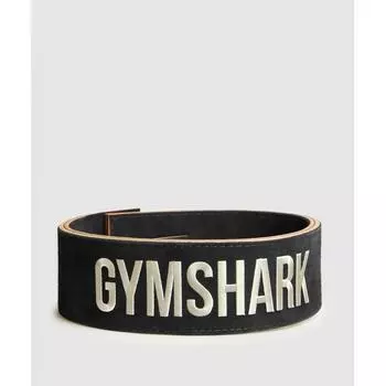 Ремень для подъема рычага Gymshark Black Ecru White I3a5m Bcch S