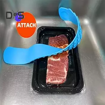 Ремень для размораживания мяса, легко подвешиваемый ремень для размораживания, прочный силиконовый инструмент для быстрого размораживания на кухне, в ресторане, решение для быстрой разморозки синий