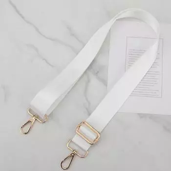 Ремень для рюкзака съемный однотонный цветной широкий антикоррозийный пряжки для ноутбука через плечо темно-синий