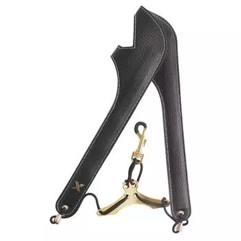 Ремень для саксофона, регулируемый ремень, мягкий, двойной, для саксофона, баса, тенора, альта, инструментов, аксессуары чёрный