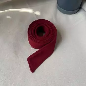 Ремень для шерстяного пальто, аксессуары для зимнего пальто, декоративный ремень, двусторонний матовый ремень One Size красный