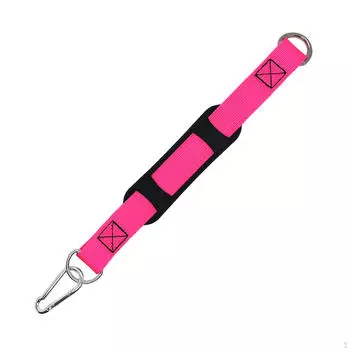 Ремень для силовых тренировок и бодибилдинга розовый