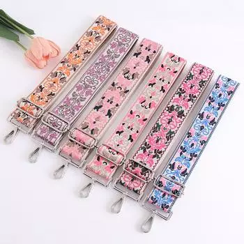 Ремень для сумки из бычьего рога шириной 5 см - регулируемый плечевой ремень для женских сумок Gunmetal Black Buckle