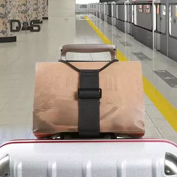 Ремень для упаковки чемодана Эластичный ремень для крепления чемодана с пряжками для надежного закрытия Регулируемый ремень для багажа без помощи рук для ковриков для йоги разноцветный