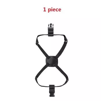 Ремень для упаковки дорожного багажа с фиксатором в форме восьмерки, эластичный трос, предотвращающий падение, и фиксирующий ремень чёрный