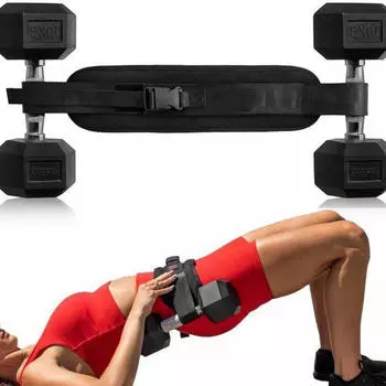 Ремень для загрузки гантелей, многофункциональный, удобный для переноски, пояс для тренировок бедер в спортзале