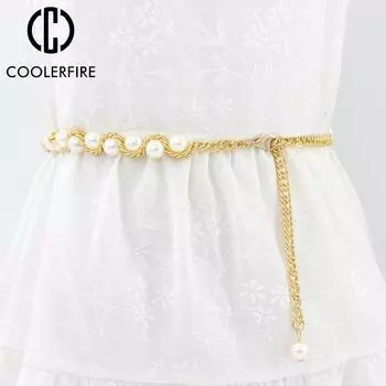 Ремень для женщин-цепочка, модные ремни золотого, серебряного цвета для женщин, роскошный дизайнерский бренд, высокое качество, платье, женский пояс с кисточками, AL085 115cm-120cm