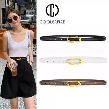 Ремень для женщин, модный дизайнерский ремень из натуральной телячьей кожи, повседневный кожаный классический тонкий ремень, женский ремень, однотонный ремешок LB2035 100cm белый