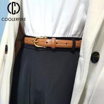 Ремень для женщин, простой дизайнерский ремень из натуральной кожи, повседневный роскошный модный ремень с пряжкой, юбка для джинсов, поясной ремень LB2220 China&110cm чёрный