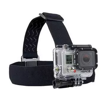 Ремень Go Pro на голову, регулируемый ремень для крепления на голову, противоскользящий клей, альпинист