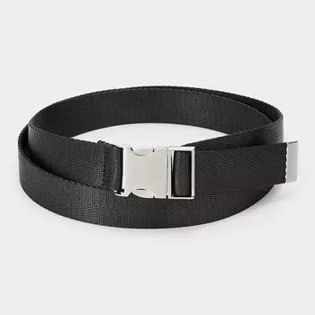 Ремень GU by Uniqlo с металлической пряжкой и лентой