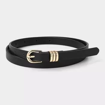 Ремень GU by Uniqlo с тройной металлической петлей