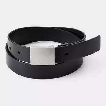 Регулируемый ремень из кожи растительного дубления GU с квадратной пряжкой