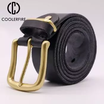 Ремень из 100% натуральной кожи, винтажный ремень для высокого качества, дизайнерский мужской модный повседневный ремень с пряжкой для джинсов, ремень TM096 China&95CM