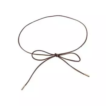 Ремень из искусственной кожи на шнуровке, декоративный пояс, ремень для платья, рубашки, топа, универсальный модный аксессуар кофейный