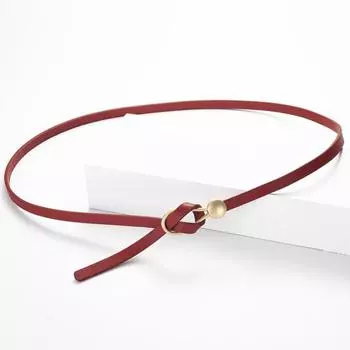 Ремень из искусственной кожи, однотонный ремень с пряжкой, тонкий ремень, женский свитер, платье, пальто, одежда, аксессуар хаки