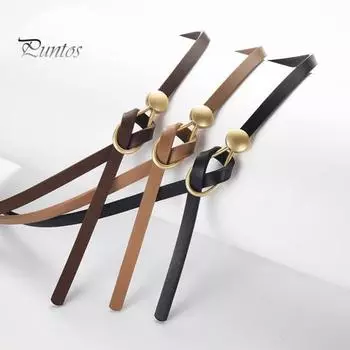 Ремень из искусственной кожи, однотонный ремень с пряжкой, тонкий ремень, женский свитер, платье, пальто, одежда, аксессуар белый