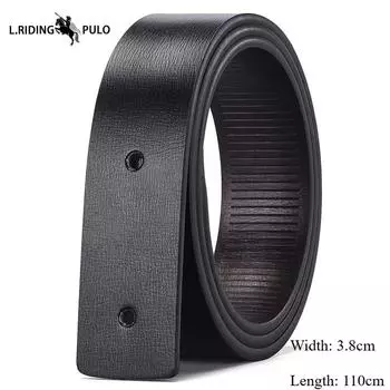 Ремень из натуральной кожи с автоматической пряжкой Беззубик 110cm чёрный