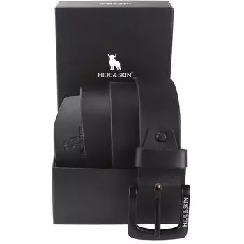 Ремень из натуральной кожи с зерном для мужчин Ремни для мужчин кожаный повседневный ремень Мужской ремень Оригинальный фирменный ремень | Регулируемый свободный размер подходит для талии 28-40 дюймов. чёрный