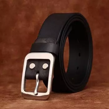 Ремень из натуральной кожи высшего качества из натуральной матовой кожи первого слоя в стиле ретро для мужчин, универсальный повседневный ремень для джинсов 100cm
