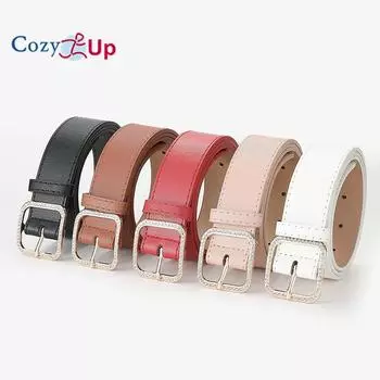 Ремень из сплава с квадратной пряжкой и бриллиантами, декоративный ремень для платья для женщин 105x3.3cm чёрный