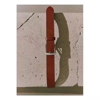 Ремень кожаный HM коричневый