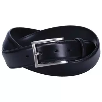 Ремень кожаный из натуральной кожи деловой КОЖАНЫЙ РЕМЕНЬ 8090123 черный [Macintosh Philosophy] мужской (01)