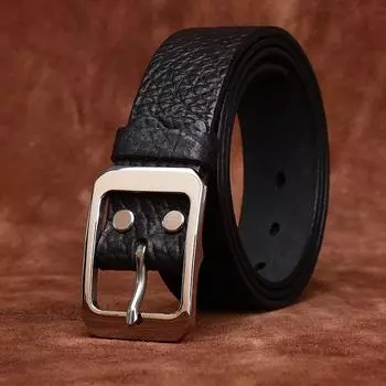 Ремень мужской индивидуальный ретро бизон кожаный узор натуральная коровья кожа поверхность модный повседневный джинсовый ремень с пряжкой из нержавеющей стали