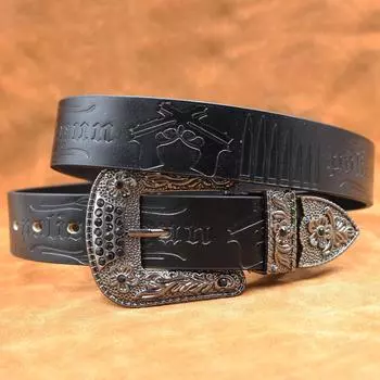 Ремень мужской из натуральной кожи Ins Style, чистая коровья кожа светло-коричневого цвета в стиле ретро, мужские джинсы, ремень универсальный 105cm жёлтый