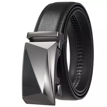 Ремень мужской, ремень с автоматической пряжкой, мужской ремень повседневный ремень Ly36-24983-1 110-130CM
