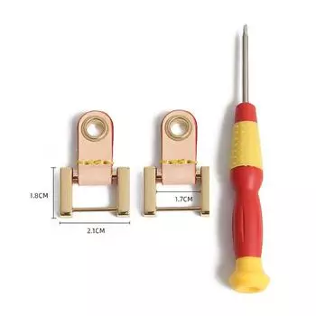 Ремень на плечо из натуральной кожи без проколов, трансформация для ремней сумки, преобразование в кроссбоди, подвесная пряжка, аксессуары для сумки