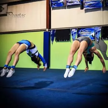 Ремень на щиколотке, акробатический тренажер, растягивающийся ремень с откидной спинкой, гимнастическое оборудование для черлидинга, пружинный тренажер для йоги, танцев фиолетовый