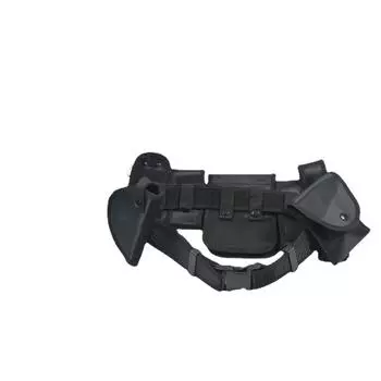 Ремень Новый стандартный комплект из шести предметов, черный тренировочный пояс из ткани Оксфорд