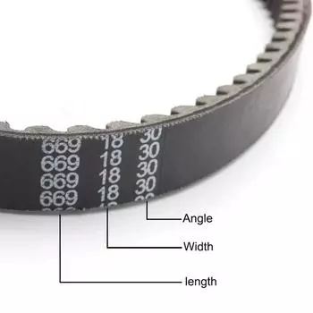 Ремень привода скутера мотоцикла 669 для GY6 50cc 60 80 Halma 48cc Samsung приводной ремень CHINA