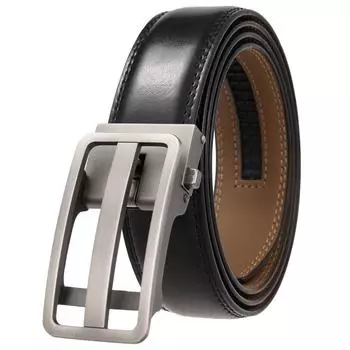 Ремень с автоматической пряжкой Business, мужской ремень, двухслойная воловья кожа Ly36-561815-2 110-130CM