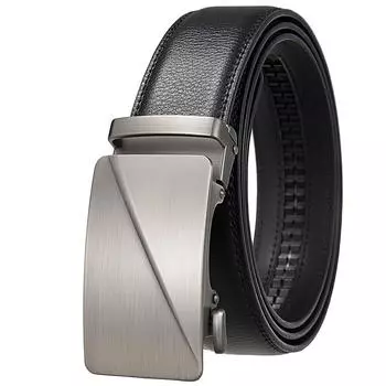 Ремень с автоматической пряжкой, мужской ремень, двухслойная воловья кожа Ly36-25348-1 110-130CM