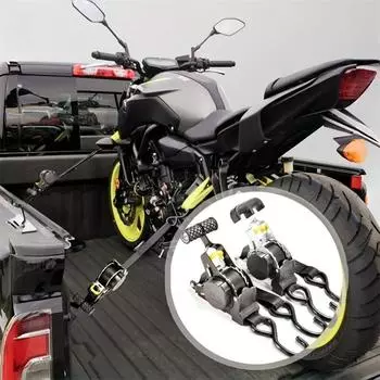 Ремень с храповым механизмом для автомобиля Автомобильные ремни для грузовой ленты Втягивающиеся ремни для мотоциклов Ремень с храповым механизмом для груза Багажный ремень