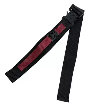 Ремень с металлической пряжкой HUKURO, ширина 48 мм x 1250 мм, красный, E-Value PSCT-B12 красный