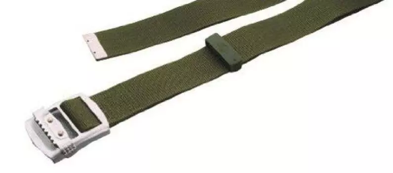 Ремень с пряжкой TOYO Slide шириной 50 мм, зеленый № 1015