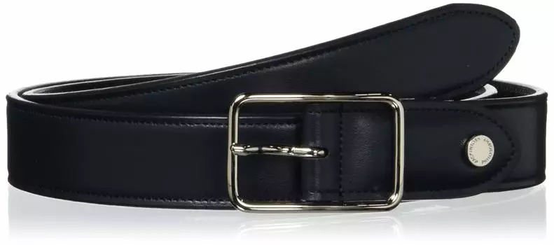 Ремень Сделано в Японии Бизнес Логотип Металл Темно-синий Япония Подходит для талии до 95 см [Macintosh Philosophy] Мужской (БЕСПЛАТНЫЙ размер) тёмно-синий