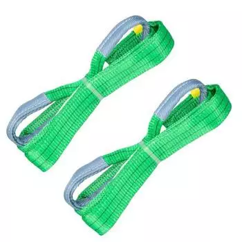 Ремень строп HELIX [комплект из 2 шт.] 3 м ширина 50 мм рабочая нагрузка 2000 кг нейлоновый строп подъемный буксировочный Helix 2T японское руководство по эксплуатации в комплекте