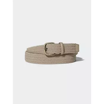 Ремень Uniqlo из комбинированной кожи и сетки 09 BLACK/UNISEX M
