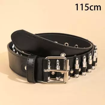 Ремень унисекс в стиле панк, пояс из искусственной кожи, регулируемый пояс для украшения тела, готический рок, дикий праздничный костюм, аксессуары, подарки