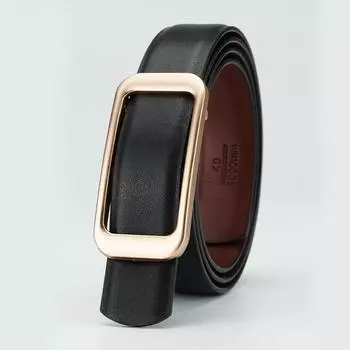 Ремень женский двухсторонний кожаный женский ремень простой ремень модный двухсторонний ремень женский 100cm